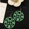 Filigree Bloom Buffalo Horn Earrings